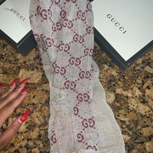Gucci Long Glitter Socks